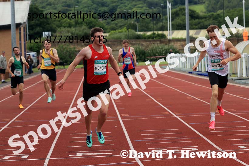 Decathlon 400 metres, 2024 EAP International Combined events, Hewcham, Northumberland.  Photo: David T. Hewitson/Sports for All Pics